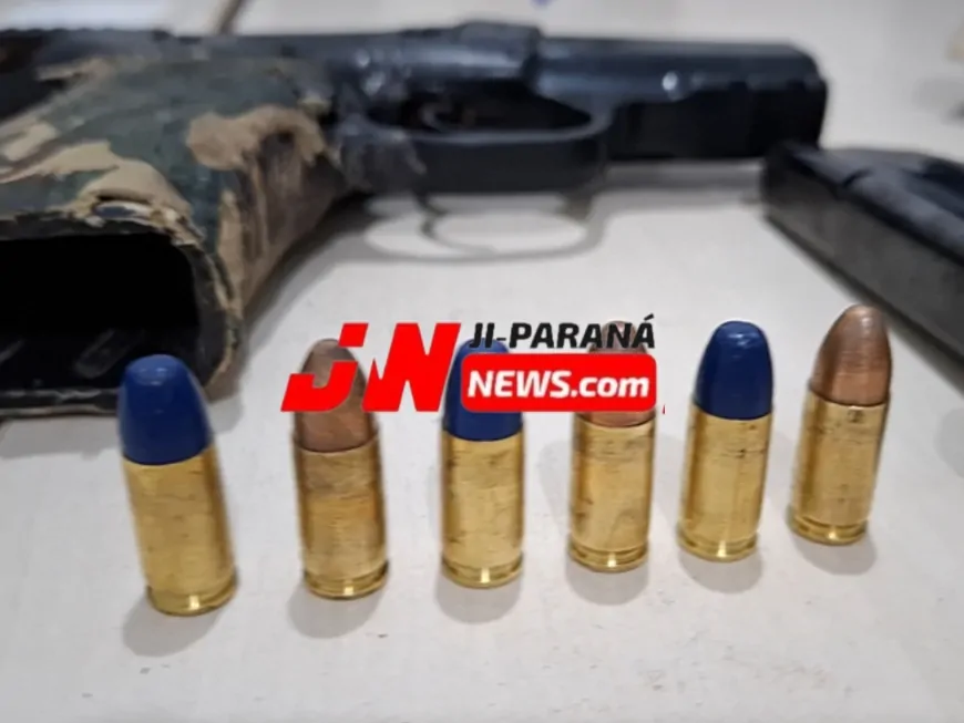 Polícia Militar prende homem armado após ameaçar motorista de aplicativo e roubar moto em Ji-Paraná