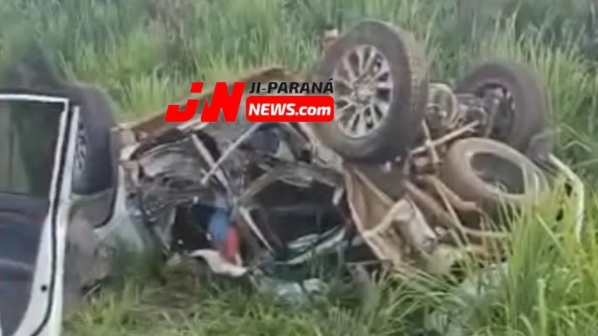 Família de Ji-Paraná se envolve em grave acidente na BR-364