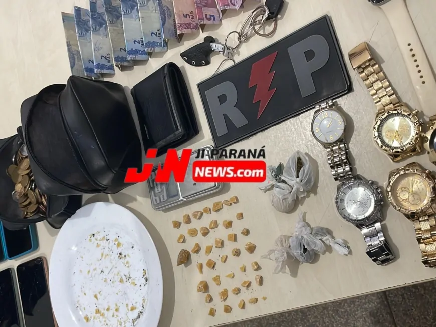 Polícia Militar prende dois suspeitos e fecha ponto de tráfico no bairro São Francisco, em Ji-Paraná