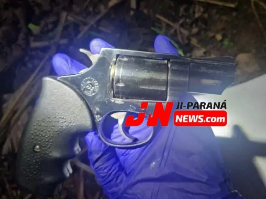 Revólver e carro abandonado são peças-chave em duplo homicídio que chocou Ji-Paraná