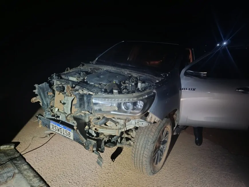 Polícia Militar recupera caminhonete furtada e apreende arma de fogo em Ji-Paraná