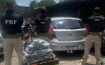 PRF em Rondônia apreende 32 kg de droga em Presidente Médici