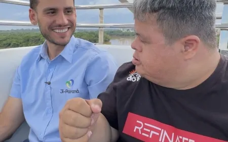 Prefeito leva alunos da APAE para andar de roda-gigante pela primeira vez