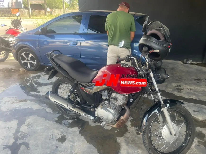 Homem é preso conduzindo motocicleta furtada em Ji-Paraná
