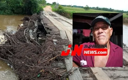 Homem de 70 anos desaparece durante limpeza emergencial em ponte na Linha 90