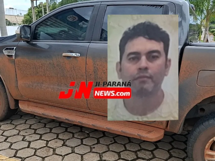 Delegado flagra furto de caminhonete no Centro de Ji-Paraná e prende suspeito após perseguição