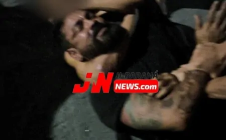 Suspeito de furto de veículo é detido por populares e tenta tirar a própria vida