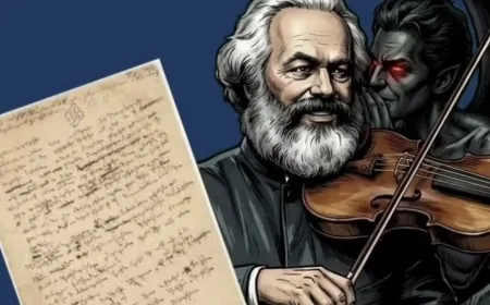 Os poemas satânicos de Karl Marx, um dos principais pensadores da esquerda