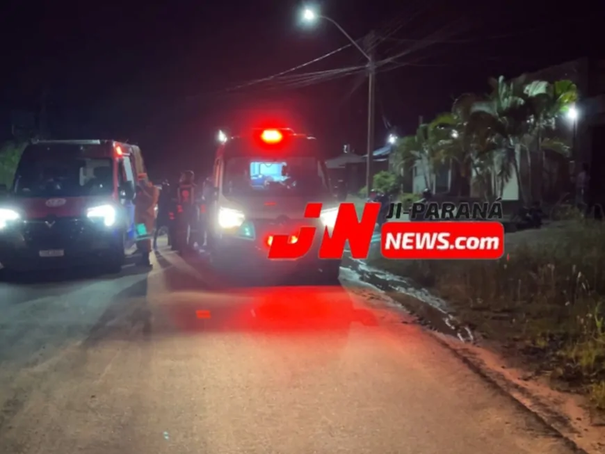 Sinistro durante manobra em garagem deixa mulher ferida no bairro Habitar Brasil