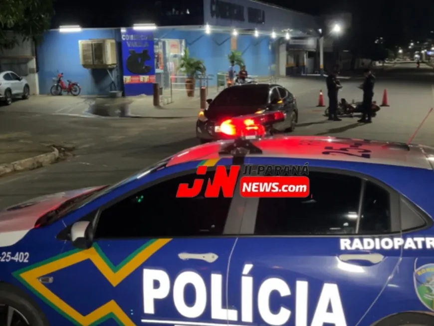 Ultrapassagem e conversão simultâneas resultam em sinistro de trânsito com vítima