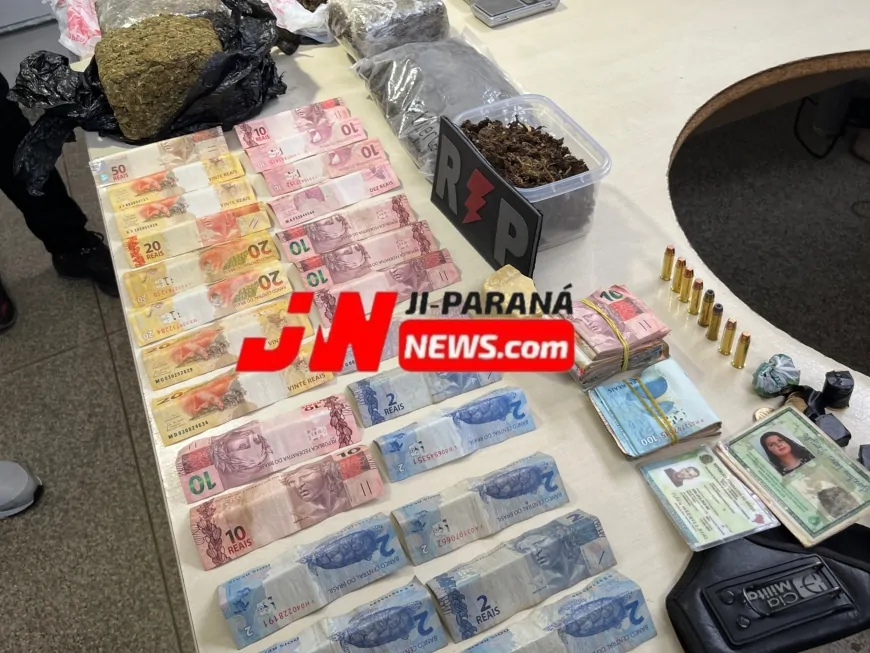 Polícia Militar apreende adolescente e retira grande quantidade de drogas de circulação em Ji-Paraná
