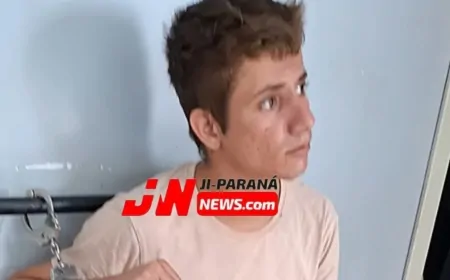 Homem é preso após ser pego pulando muro para furtar casa em Ji-Paraná