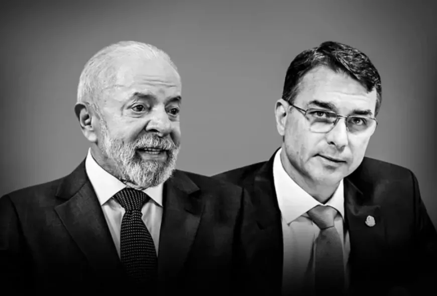 Disparou - Flávio vence Lula no 2º turno com 5,8 pontos de diferença, diz Futura