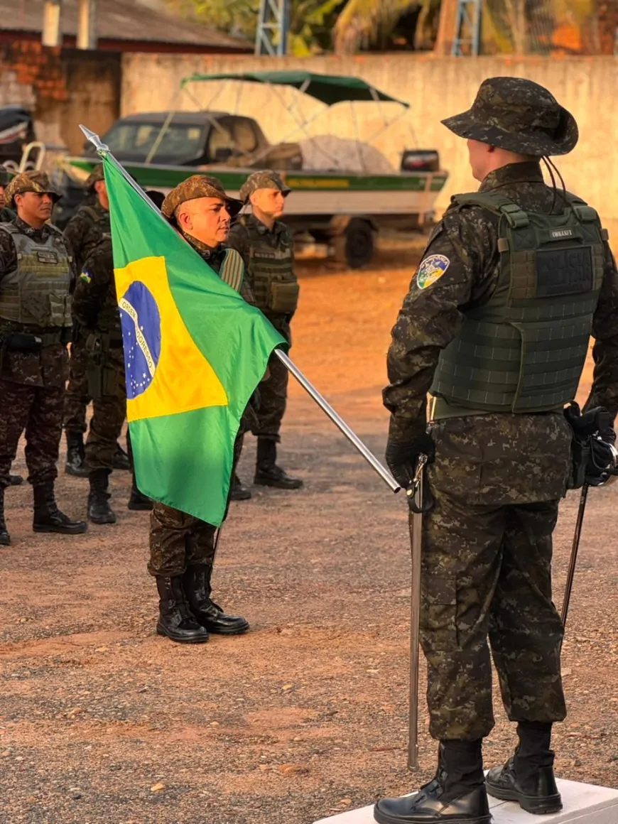 Passagem de Comando da 3ª Companhia Ambiental é realizada em Ji-Paraná