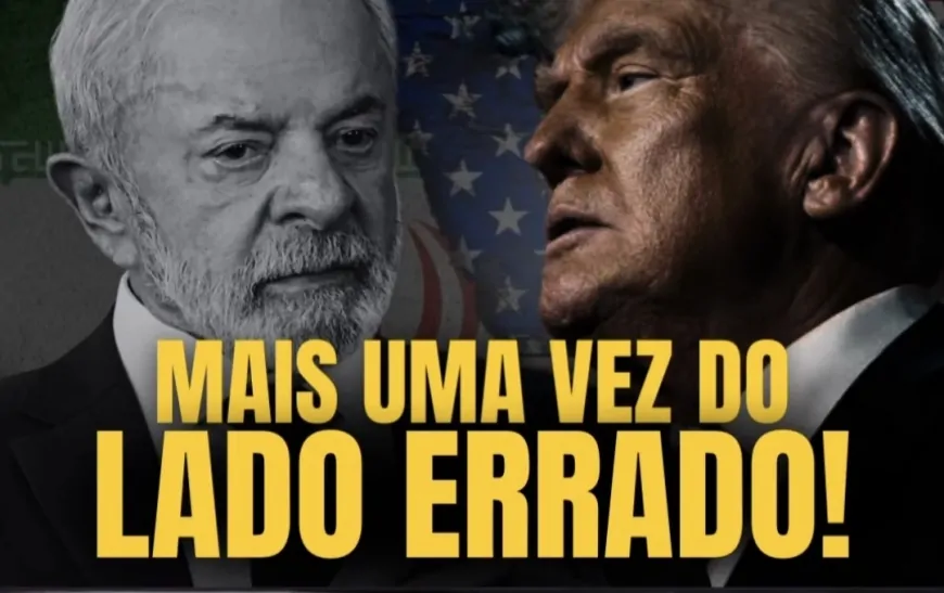 Mais uma vez do lado errado - enquanto o povo iraniano comemora a intervenção americana, o regime petista condena