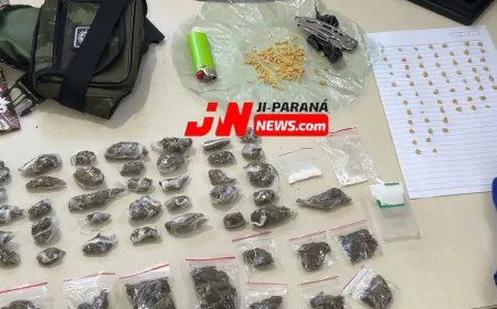 Suspeito é preso com mais de 170 pedras de crack em ponto conhecido de tráfico em Ji-Paraná