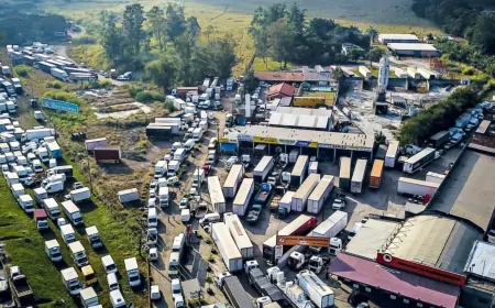 Brasil à beira do caos - Caminhoneiros preparam paralisação nacional