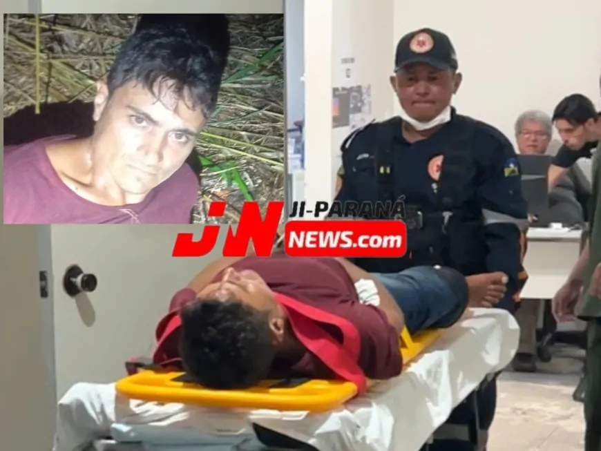 Ação rápida da PM termina com suspeito baleado e preso na noite de quarta-feira em Ji-Paraná