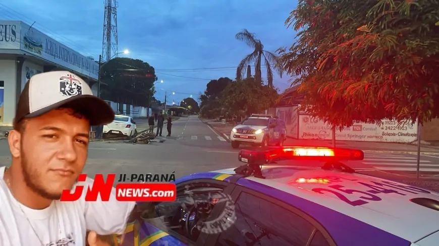 Tragédia no trânsito: motociclista perde a vida após colisão em cruzamento de Ji-Paraná