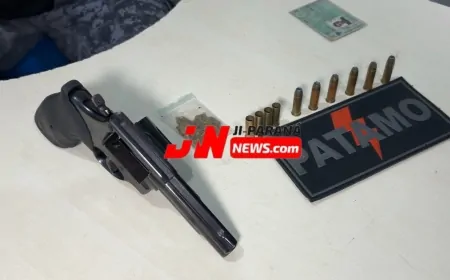 PATAMO apreende arma ilegal e prende suspeitos após denúncias de ameaças em Ji-Paraná