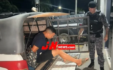 Homem tenta fugir pelo mato, mas acaba preso com drogas e balança em Ji-Paraná