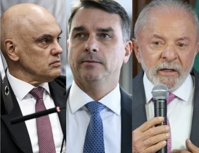 Após crescimento de rejeição a Lula, Moraes manda PF abrir inquérito contra Flávio Bolsonaro