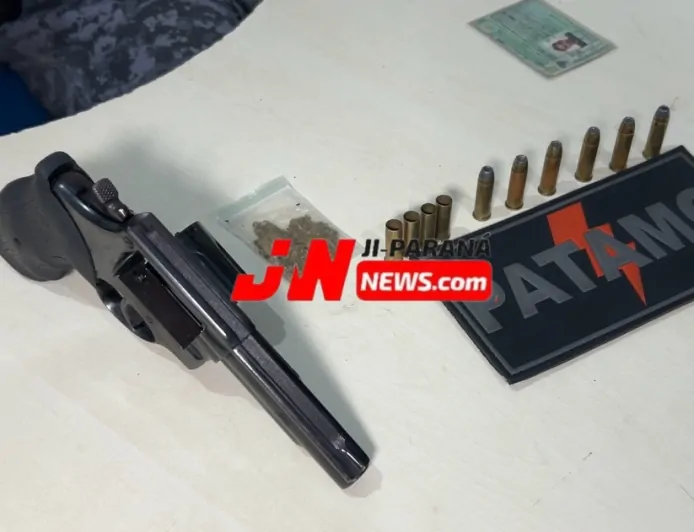 PATAMO apreende arma ilegal e prende suspeitos após denúncias de ameaças em Ji-Paraná