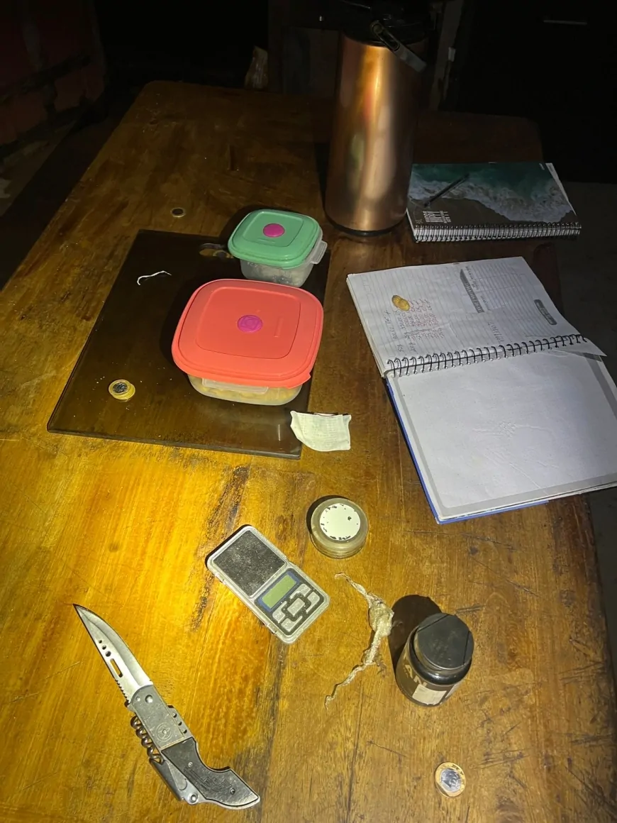 Guarnição do PATAMO desarticula possível ponto de tráfico após denúncias em Ji-Paraná