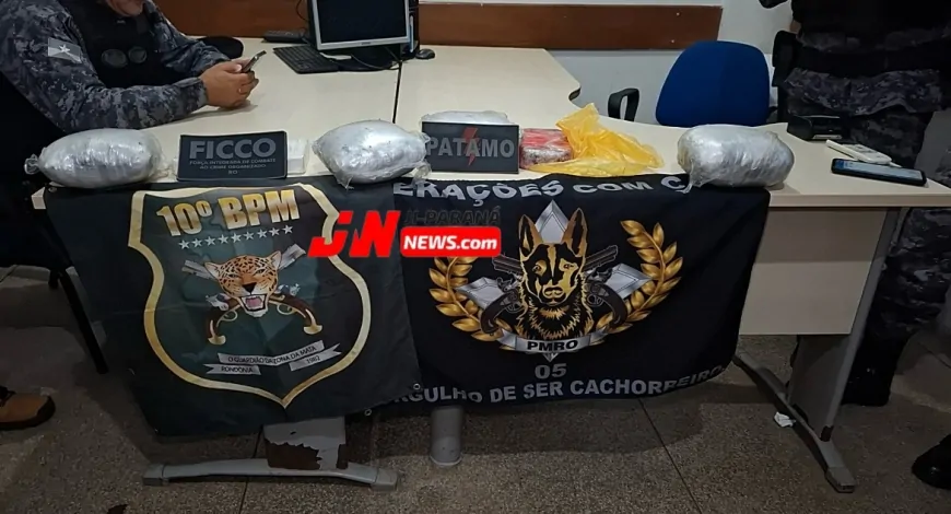 Operação integrada frustra transporte de drogas em Ji-Paraná