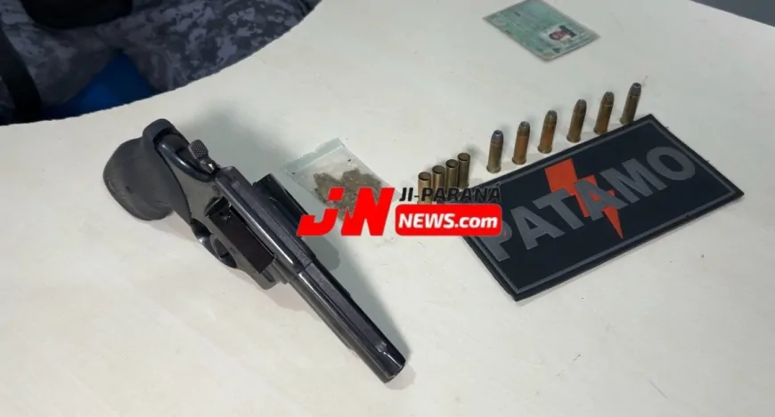 PATAMO apreende arma ilegal e prende suspeitos após denúncias de ameaças em Ji-Paraná