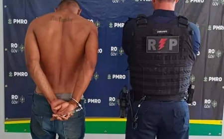 Indivíduo é preso pela PM após furtar celular em residência onde recebeu ajuda