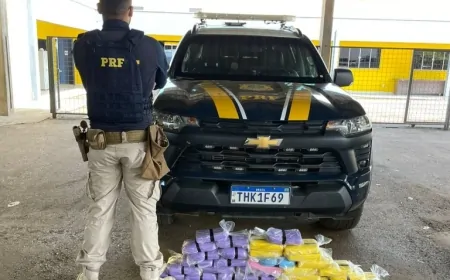 PRF apreende mais de 30 kg de cocaína durante abordagem na br-364 em ji-paraná