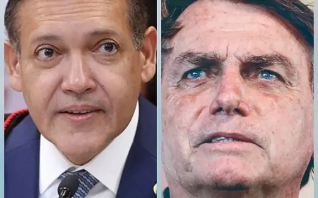 Ministro Nunes Marques convida Bolsonaro para posse no TSE