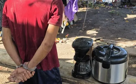 Foragido é preso após PM recuperar objetos furtados do bairro boa Esperança