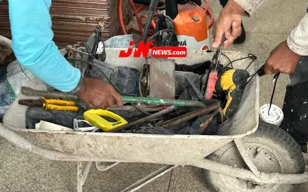 PM encontra possível depósito de objetos furtados em ponto de drogas e recupera materiais levados de obra