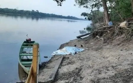 Corpo com lesão na testa é localizado por pescador no Rio Machado em Ji-Paraná