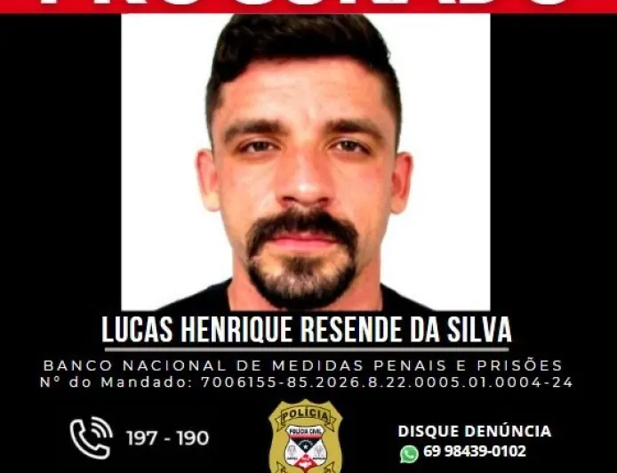 justiça decreta prisão temporária de suspeito foragido investigado por homicídios ligados à disputa entre facções em ji-paraná
