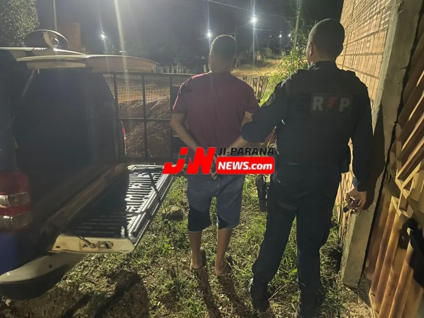 Polícia Militar apreende arma e drogas após suspeito tentar fugir de abordagem em Ji-Paraná