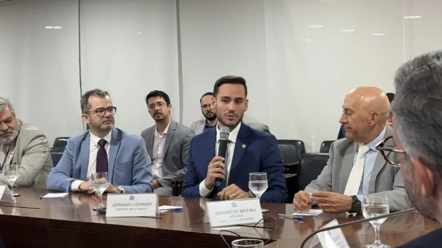 Em Brasília, Affonso Cândido confirma início das obras do novo aeroporto de Ji-Paraná após anos de espera