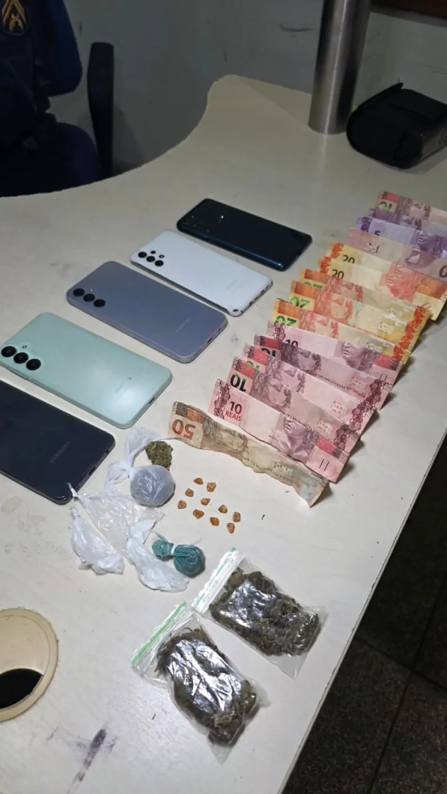 Polícia Militar fecha suposto ponto de tráfico às margens do rio Urupá e prende três suspeitos