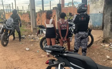 Polícia Militar captura duas mulheres foragidas da Justiça em Ji-Paraná