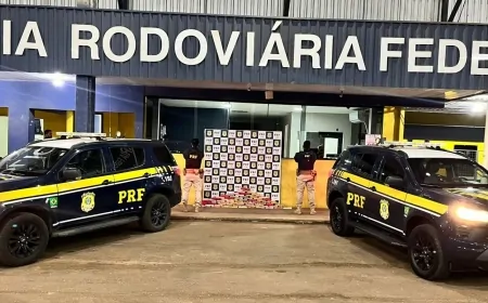 PRF em Rondônia apreende quase 80 kg de cocaína em Ji-Paraná