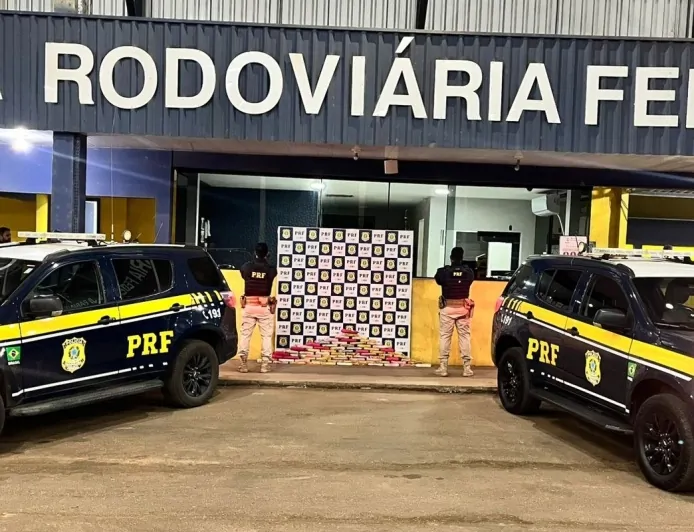 PRF em Rondônia apreende quase 80 kg de cocaína em Ji-Paraná