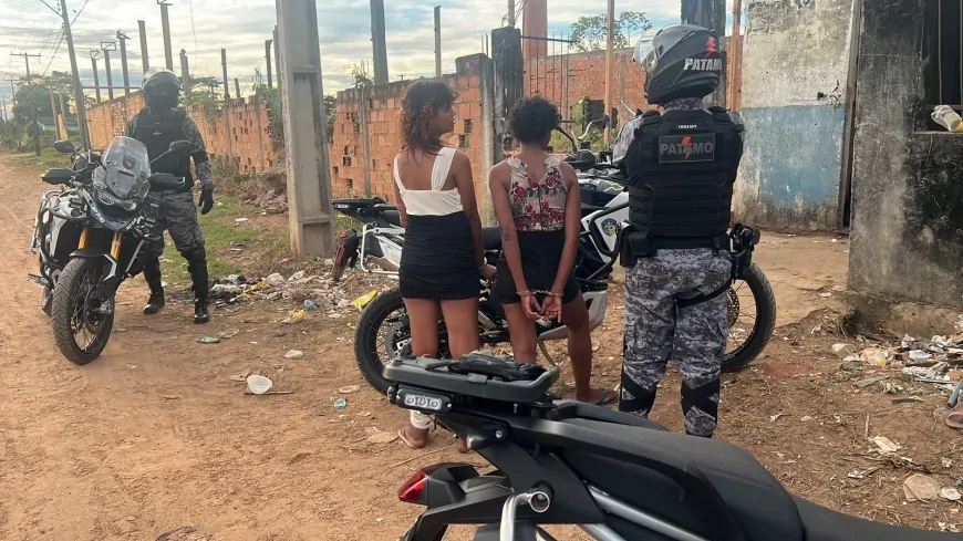 Polícia Militar captura duas mulheres foragidas da Justiça em Ji-Paraná