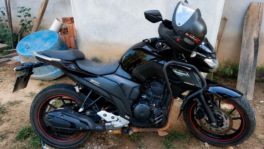 Motocicleta com registro de furto é localizada pela PM na RO-135, em Ji-Paraná