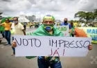 81% dos brasileiros querem voto impresso auditável, revela pesquisa ligada a Trump