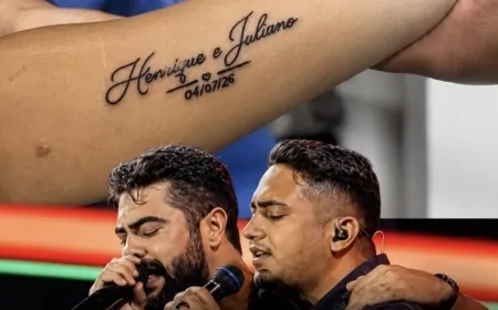 Moradora de Ji-Paraná tatua data do show de Henrique & Juliano, mas apresentação é cancelada