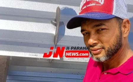 Pedreiro morre após disco de lixadeira se desprender durante teste em canteiro de obras em Ji-Paraná