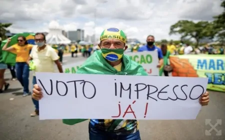 81% dos brasileiros querem voto impresso auditável, revela pesquisa ligada a Trump