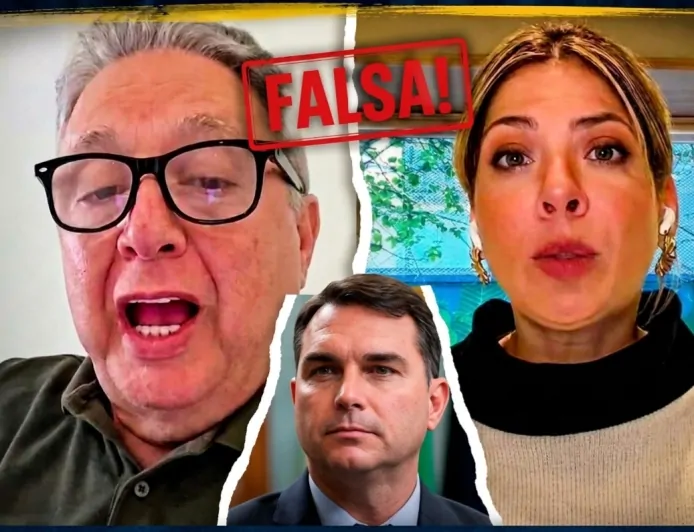Anthony Garotinho desmentiu Daniela Lima ao afirmar que Flávio Bolsonaro não participou da "festa dos astronautas" promovida por Vorcaro
